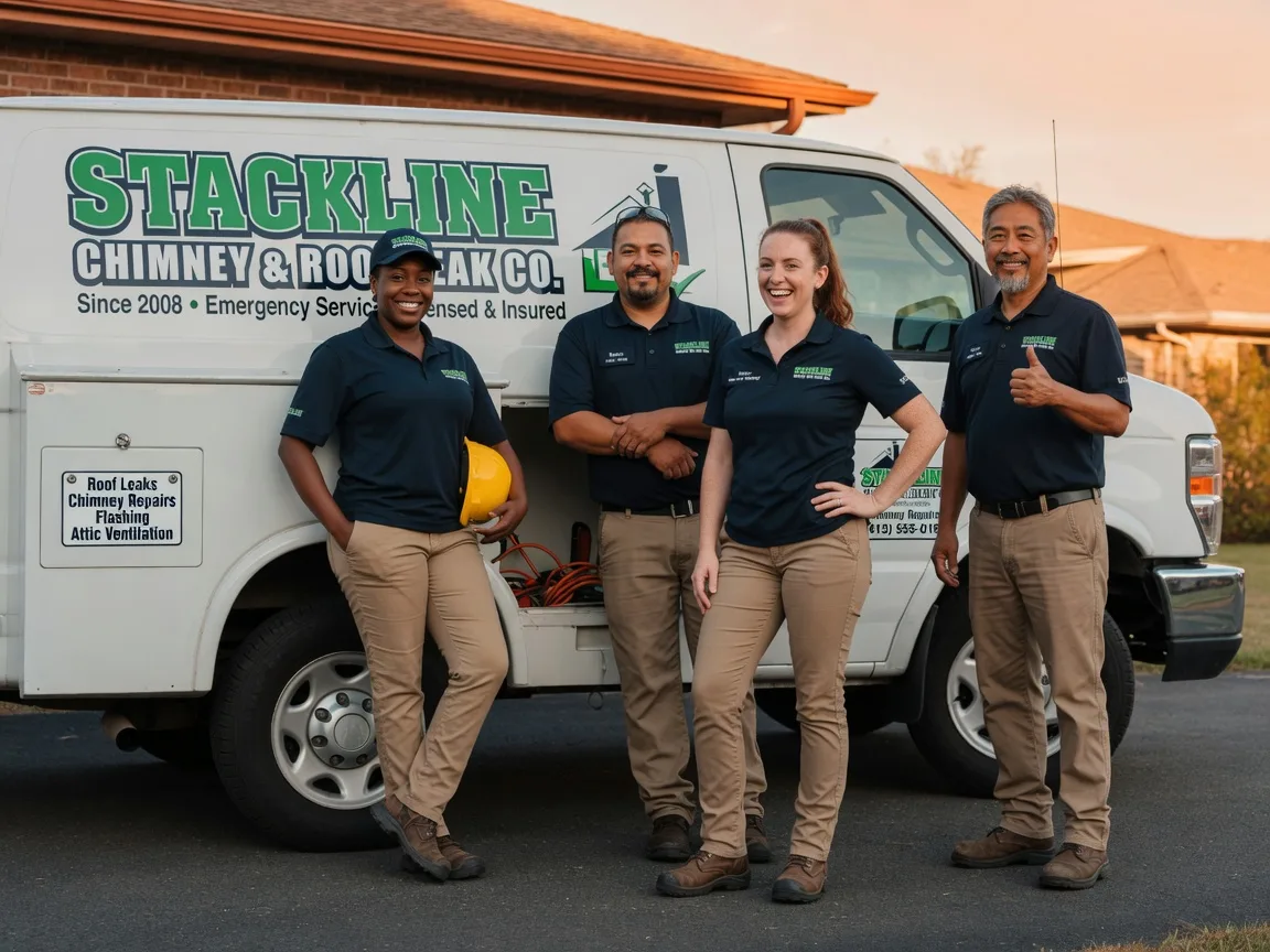 Chimney flashing repair company in Baskin, LA